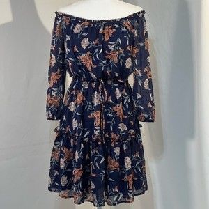 Ryan Michelle Floral Dress Size Small